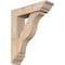 Ekena Millwork Funston Traditional Smooth Bracket w/ Offset Brace, Douglas Fir, 5 1/2"W x 20"D x 24"H BKT0604X20X24FST01SDF - alternate 1